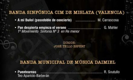 La Banda Municipal de Música cierra este sábado su ciclo del 150 aniversario con un encuentro musical junto a la Banda Sinfónica de Mislata