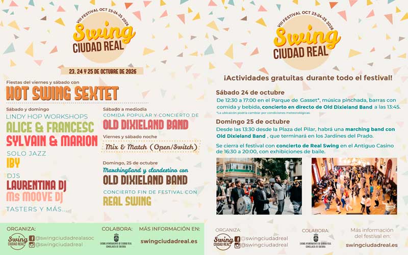 El VIII Festival Swing volverá a llenar de alegría la capital